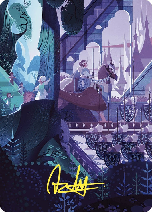 Image for As Foretold Art Card (Gold-Stamped Signature) (64) (Art Series: Wilds of Eldraine) - Magic: The Gathering