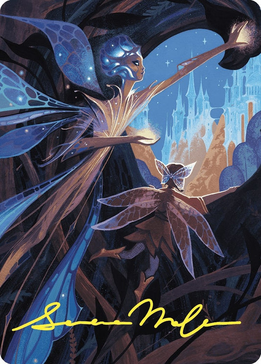 Image for Kindred Discovery Art Card (Gold-Stamped Signature) (67) (Art Series: Wilds of Eldraine) - Magic: The Gathering