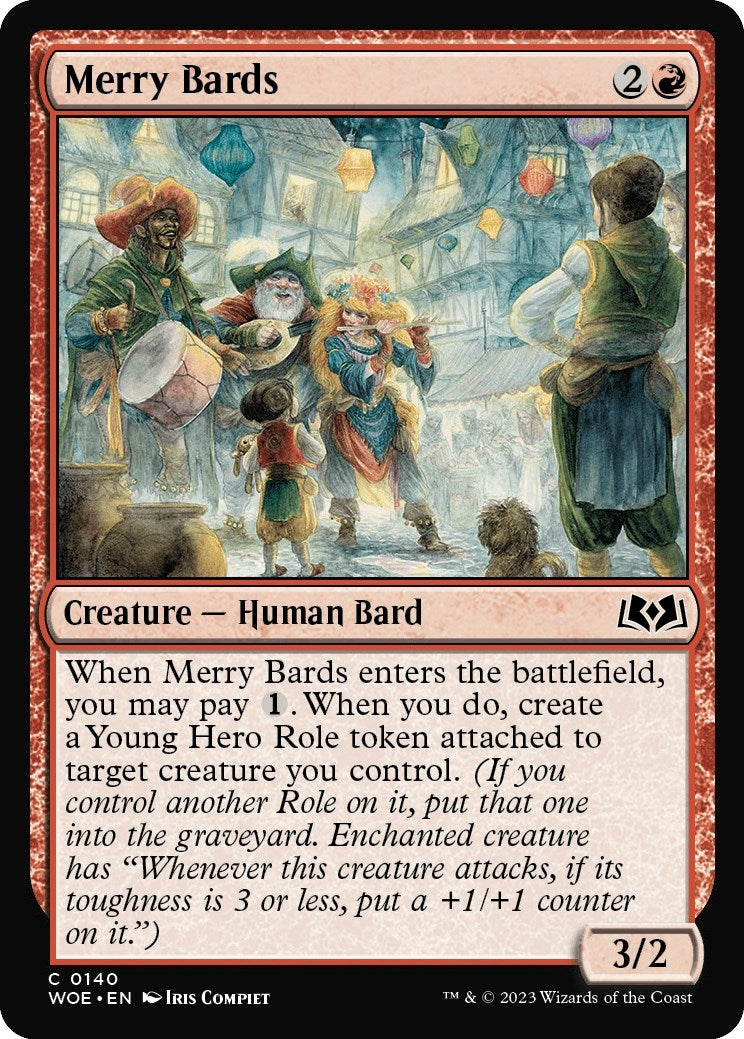 Image for Merry Bards (140) (Wilds of Eldraine) - Magic: The Gathering