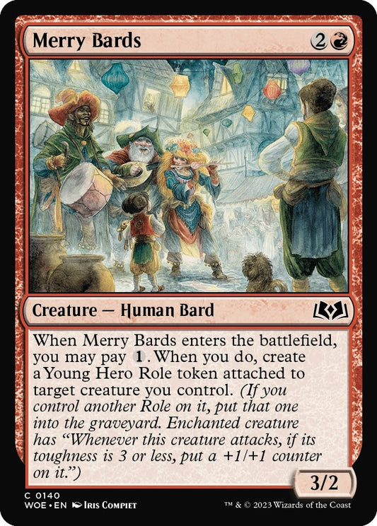 Image for Merry Bards (140) (Wilds of Eldraine) - Magic: The Gathering