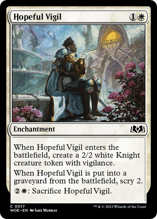Image for Hopeful Vigil (17) (Wilds of Eldraine) - Magic: The Gathering