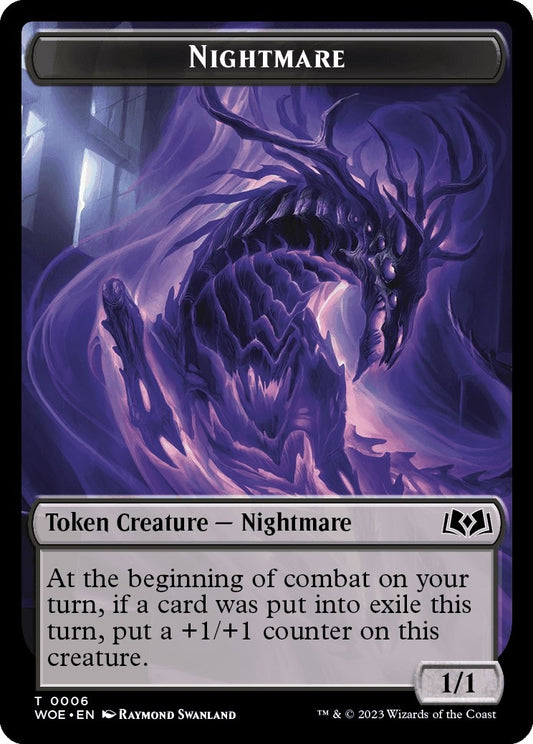 Image for Nightmare Token (6) (Wilds of Eldraine) - Magic: The Gathering