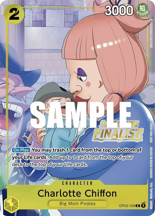 Image for Charlotte Chiffon (Online Regional 2023) [Finalist] (OP03-109) (One Piece Promotion Cards) - One Piece Card Game