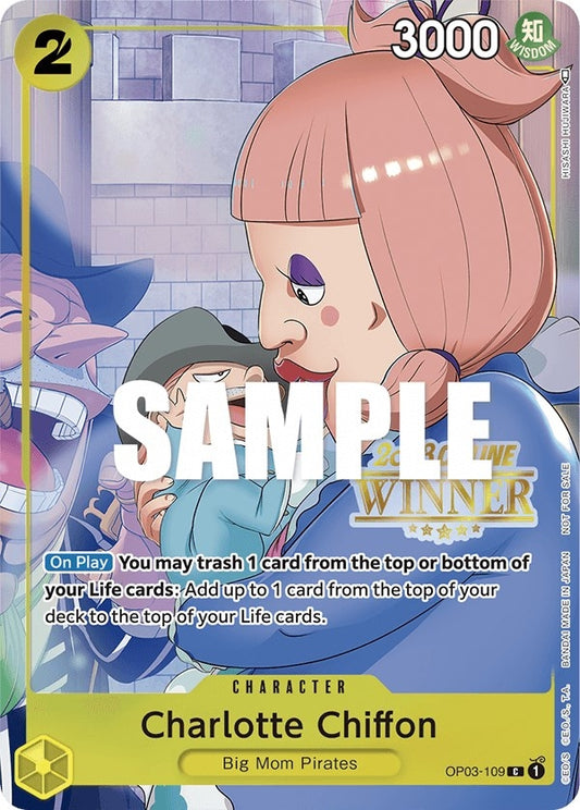 Image for Charlotte Chiffon (Online Regional 2023) [Winner] (OP03-109) (One Piece Promotion Cards) - One Piece Card Game