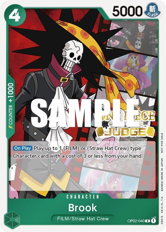 Image for Brook (Judge Pack Vol. 2) (OP02-040) (One Piece Promotion Cards) - One Piece Card Game