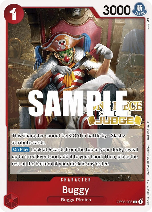 Image for Buggy (Judge Pack Vol. 2) (OP03-008) (One Piece Promotion Cards) - One Piece Card Game