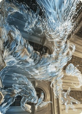 Image for Splashy Spellcaster Art Card (9) (Art Series: Wilds of Eldraine) - Magic: The Gathering