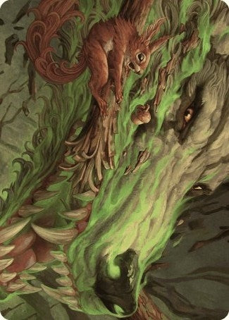 Image for Leaping Ambush Art Card (26) (Art Series: Wilds of Eldraine) - Magic: The Gathering