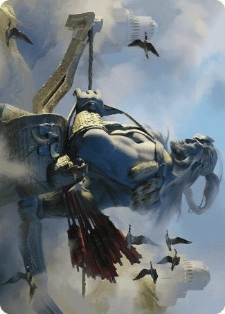 Image for Skybeast Tracker Art Card (27) (Art Series: Wilds of Eldraine) - Magic: The Gathering