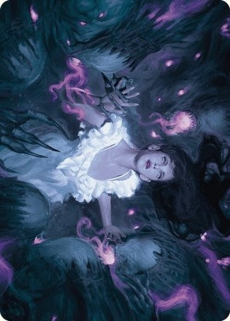 Image for Neva, Stalked by Nightmares Art Card (30) (Art Series: Wilds of Eldraine) - Magic: The Gathering