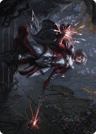 Image for Rowan, Scion of War Art Card (31/81) (31) (Art Series: Wilds of Eldraine) - Magic: The Gathering