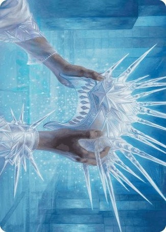 Image for Hylda's Crown of Winter Art Card (43) (Art Series: Wilds of Eldraine) - Magic: The Gathering