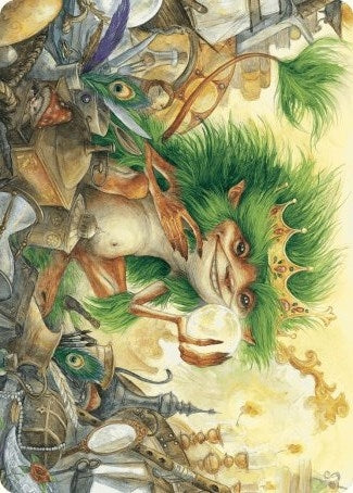 Image for Knickknack Ouphe Art Card (50) (Art Series: Wilds of Eldraine) - Magic: The Gathering