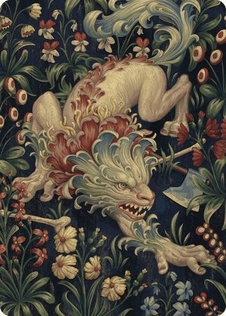 Image for Beast Token Art Card (56) (Art Series: Wilds of Eldraine) - Magic: The Gathering