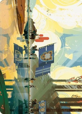 Image for Knightly Valor Art Card (63) (Art Series: Wilds of Eldraine) - Magic: The Gathering