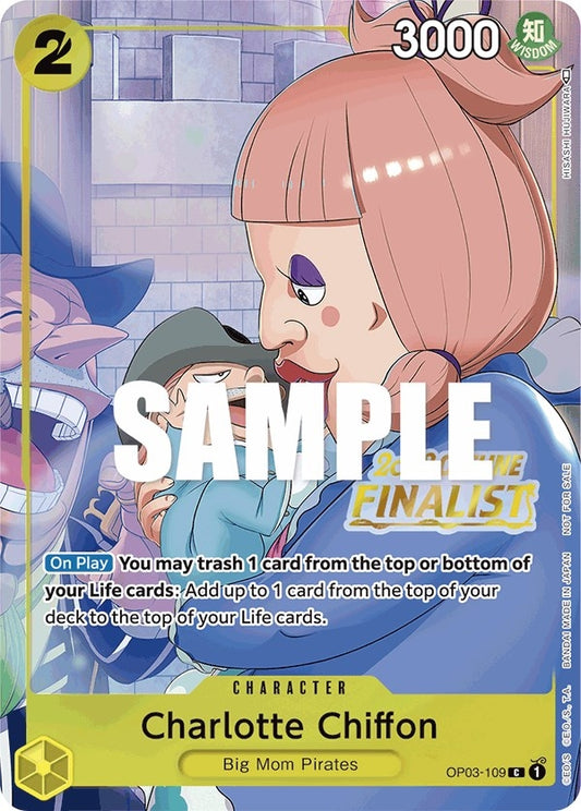 Image for Charlotte Chiffon (Offline Regional 2023) [Finalist] (OP03-109) (One Piece Promotion Cards) - One Piece Card Game