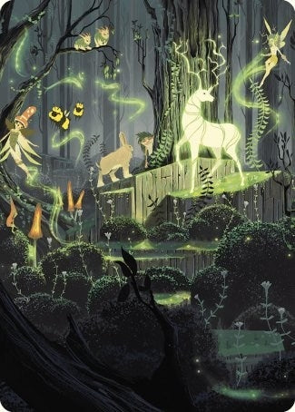 Image for Primal Vigor Art Card (74) (Art Series: Wilds of Eldraine) - Magic: The Gathering