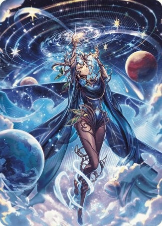 Image for Omniscience Anime Art Card (78) (Art Series: Wilds of Eldraine) - Magic: The Gathering