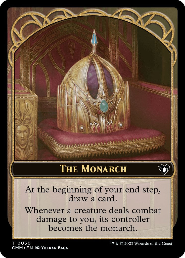 Image for The Monarch // Emblem - Ob Nixilis of the Black Oath Double-Sided Token (50 // 52) (Commander Masters) - Magic: The Gathering