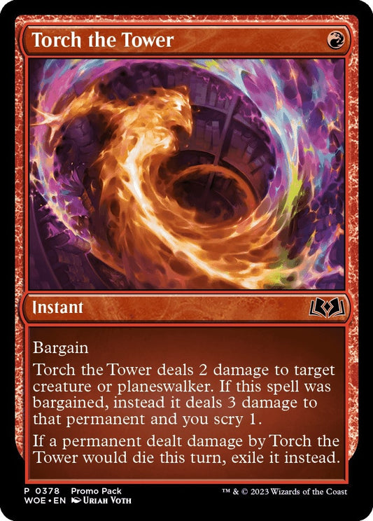 Image for Torch the Tower (378) (Promo Pack: Wilds of Eldraine) - Magic: The Gathering