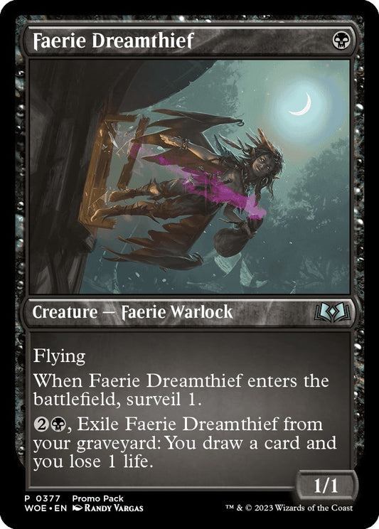 Image for Faerie Dreamthief (377) (Promo Pack: Wilds of Eldraine) - Magic: The Gathering