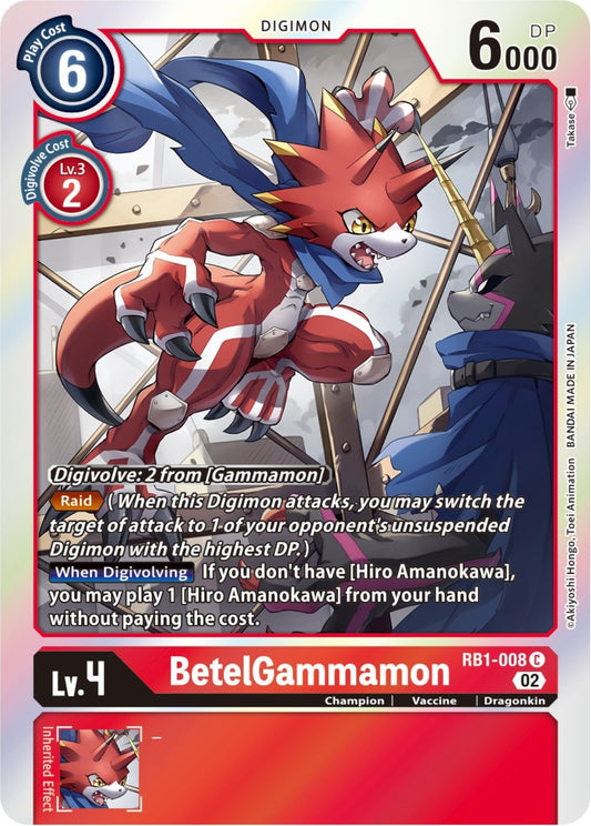 Image for BetelGammamon (RB1-008 C) (Resurgence Booster) - Digimon Card Game