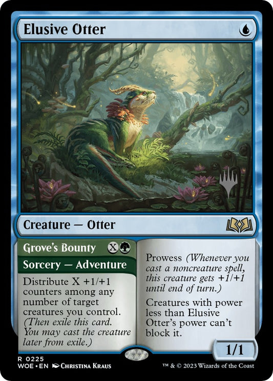 Image for Elusive Otter (225) (Promo Pack: Wilds of Eldraine) - Magic: The Gathering
