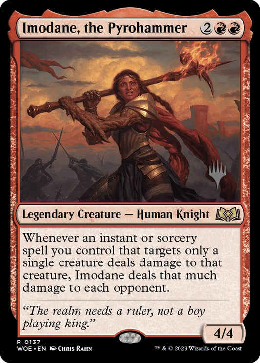Image for Imodane, the Pyrohammer (137) (Promo Pack: Wilds of Eldraine) - Magic: The Gathering