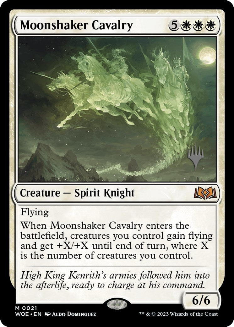 Image for Moonshaker Cavalry (21) (Promo Pack: Wilds of Eldraine) - Magic: The Gathering
