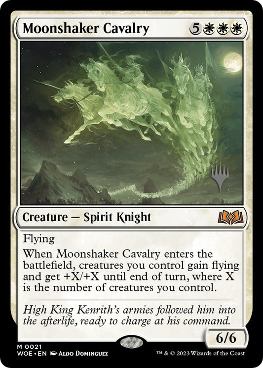Image for Moonshaker Cavalry (21) (Promo Pack: Wilds of Eldraine) - Magic: The Gathering
