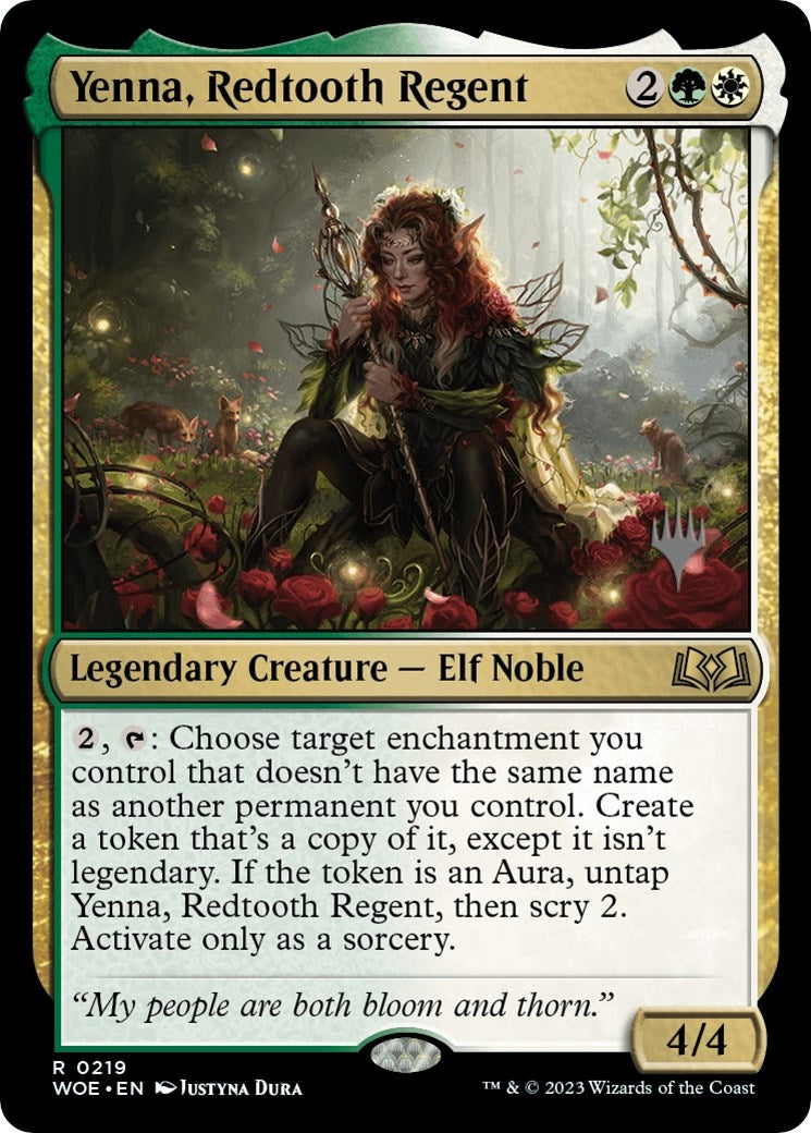 Image for Yenna, Redtooth Regent (219) (Promo Pack: Wilds of Eldraine) - Magic: The Gathering