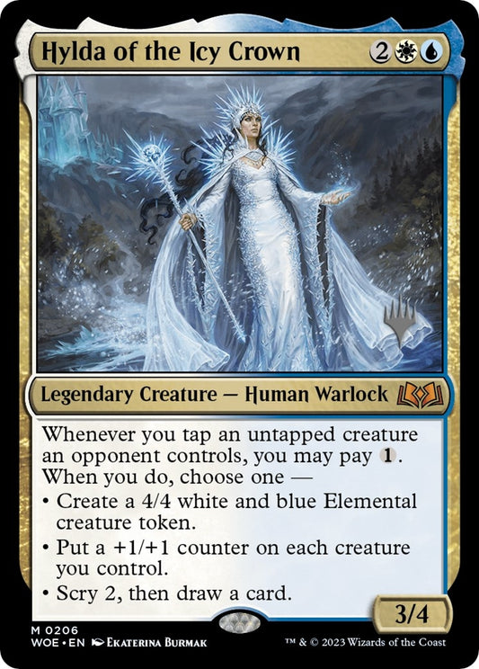 Image for Hylda of the Icy Crown (206) (Promo Pack: Wilds of Eldraine) - Magic: The Gathering