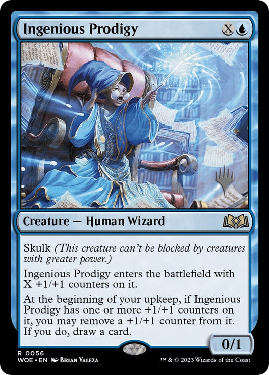 Image for Ingenious Prodigy (56) (Promo Pack: Wilds of Eldraine) - Magic: The Gathering