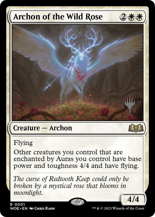 Image for Archon of the Wild Rose (1) (Promo Pack: Wilds of Eldraine) - Magic: The Gathering