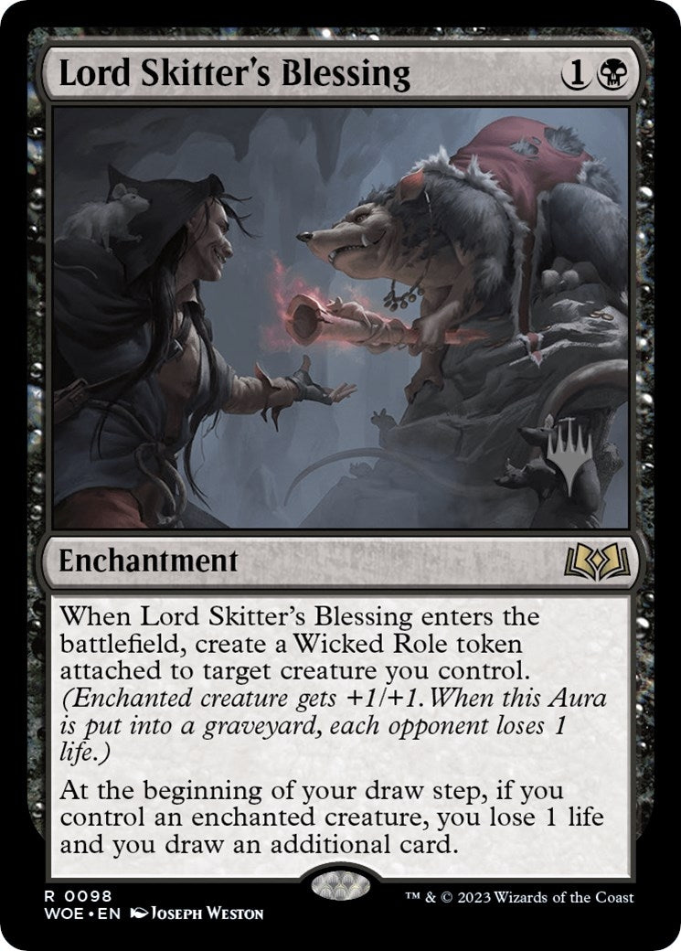 Image for Lord Skitter's Blessing (98) (Promo Pack: Wilds of Eldraine) - Magic: The Gathering
