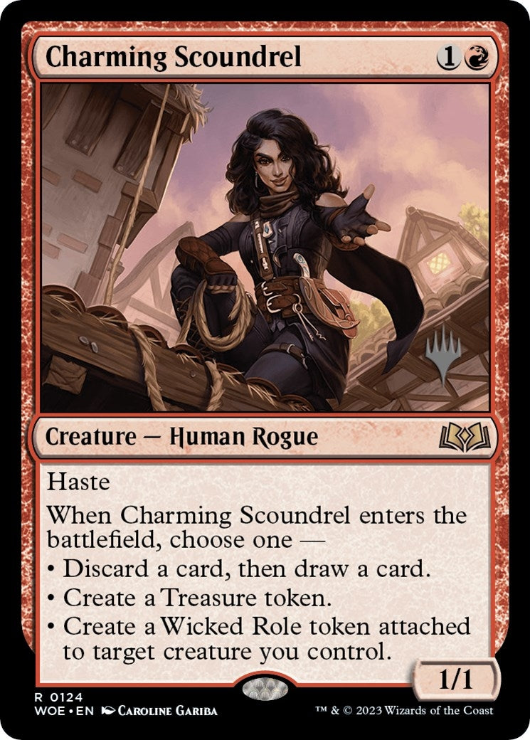 Image for Charming Scoundrel (124) (Promo Pack: Wilds of Eldraine) - Magic: The Gathering