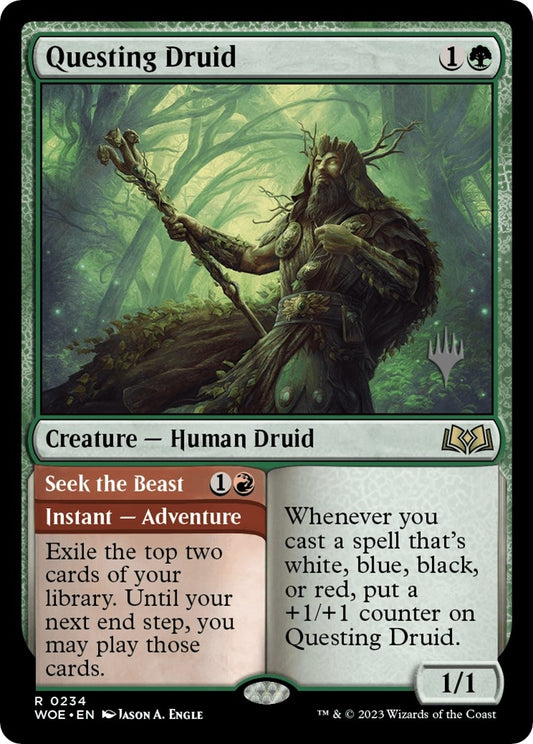 Image for Questing Druid (234) (Promo Pack: Wilds of Eldraine) - Magic: The Gathering