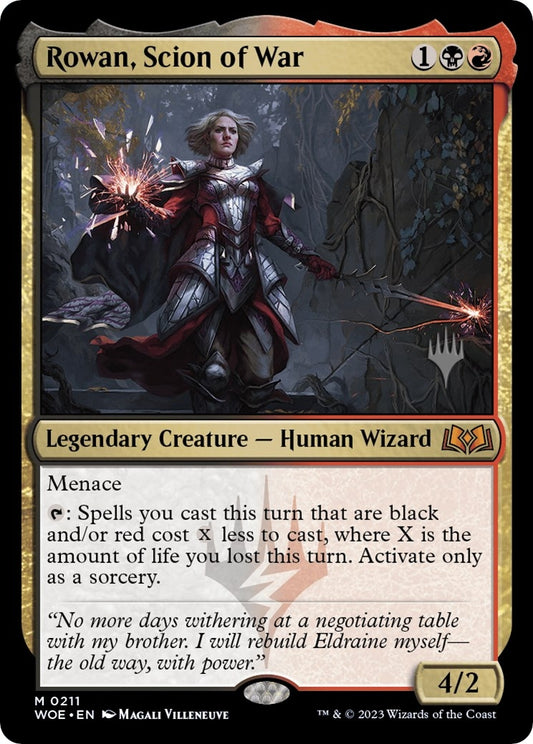 Image for Rowan, Scion of War (211) (Promo Pack: Wilds of Eldraine) - Magic: The Gathering