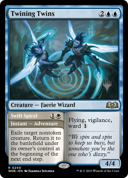Image for Twining Twins (240) (Promo Pack: Wilds of Eldraine) - Magic: The Gathering