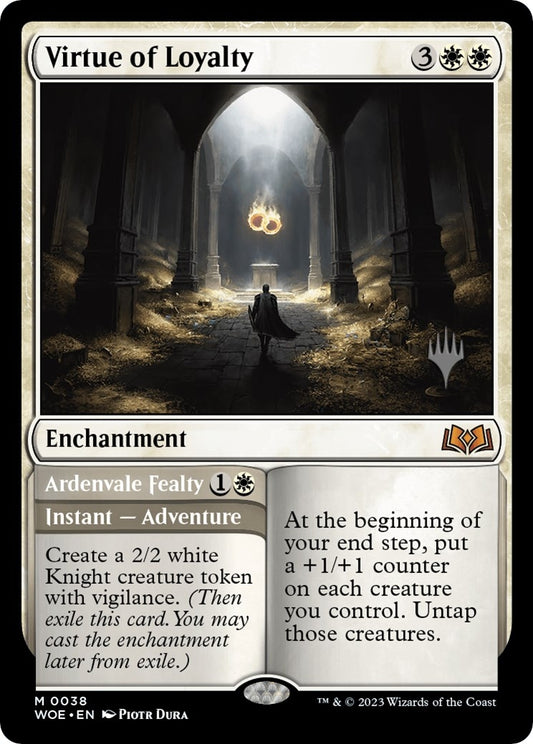 Image for Virtue of Loyalty (38) (Promo Pack: Wilds of Eldraine) - Magic: The Gathering