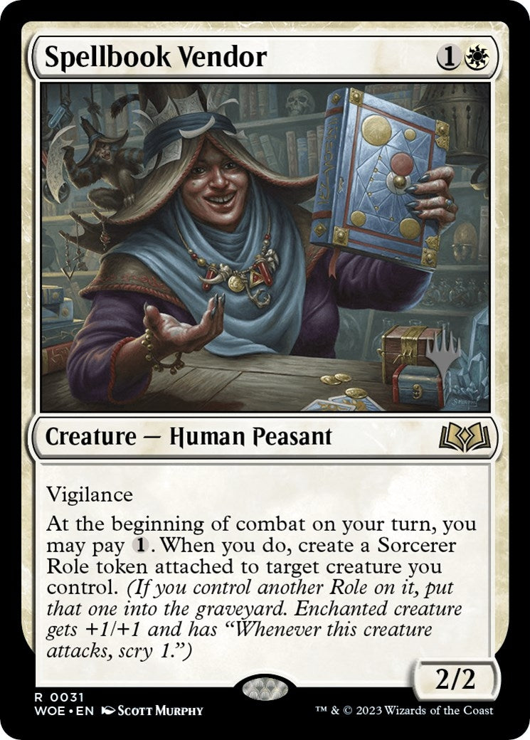 Image for Spellbook Vendor (31) (Promo Pack: Wilds of Eldraine) - Magic: The Gathering