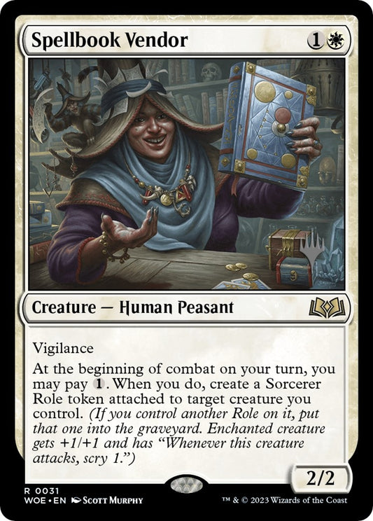 Image for Spellbook Vendor (31) (Promo Pack: Wilds of Eldraine) - Magic: The Gathering