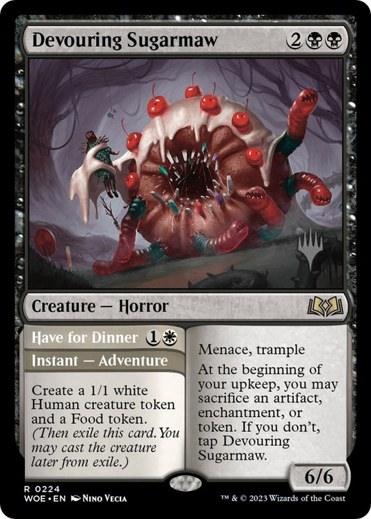 Image for Devouring Sugarmaw (224) (Promo Pack: Wilds of Eldraine) - Magic: The Gathering
