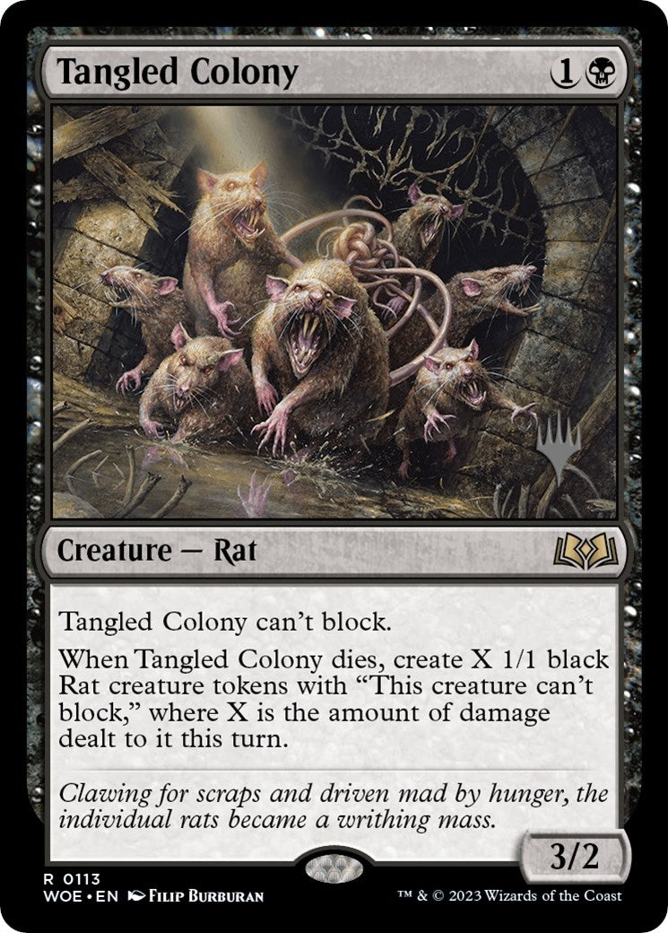 Image for Tangled Colony (113) (Promo Pack: Wilds of Eldraine) - Magic: The Gathering
