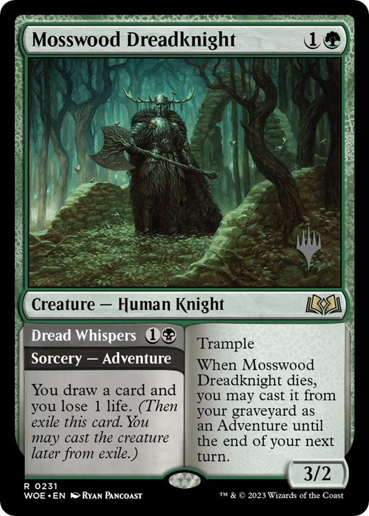 Image for Mosswood Dreadknight (231) (Promo Pack: Wilds of Eldraine) - Magic: The Gathering