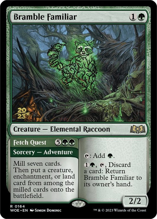 Image for Bramble Familiar (164) (Prerelease Cards) - Magic: The Gathering