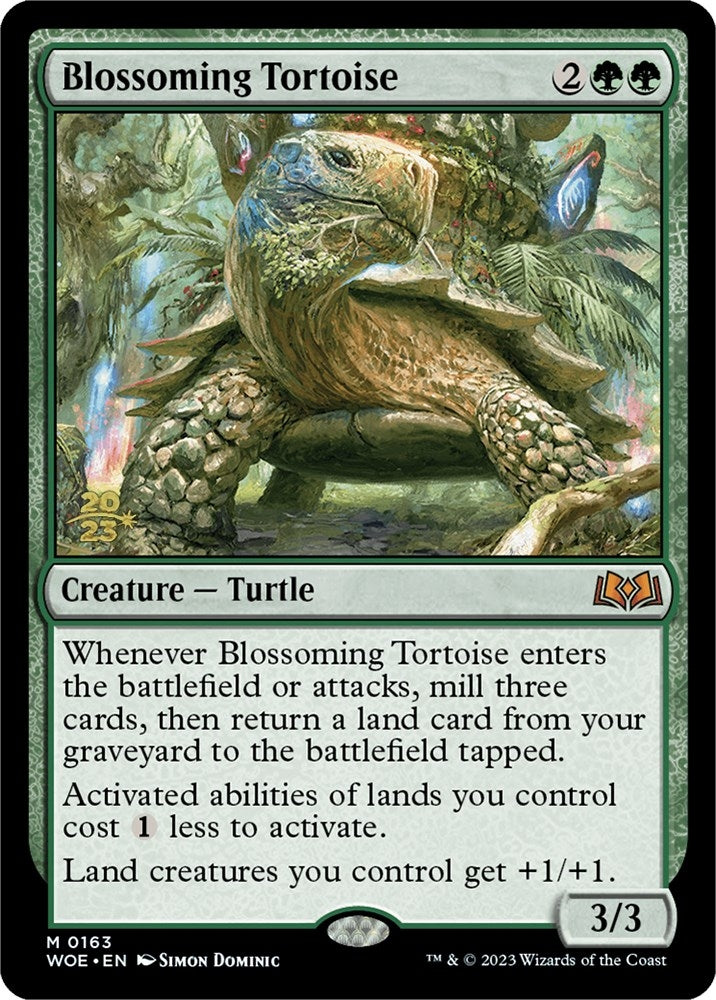 Image for Blossoming Tortoise (163) (Prerelease Cards) - Magic: The Gathering