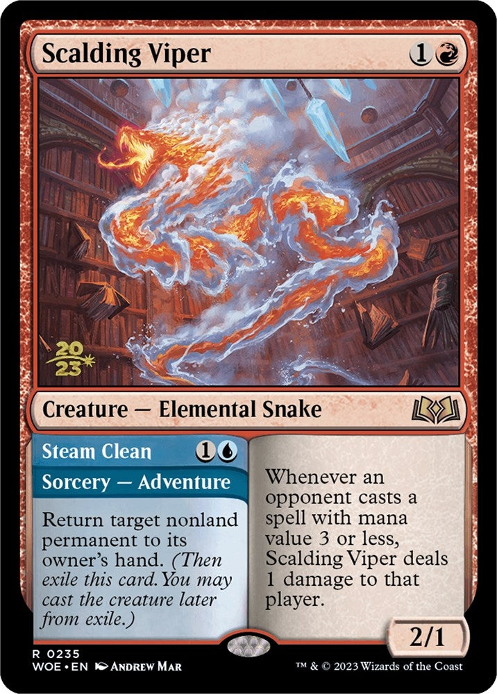 Image for Scalding Viper (235) (Prerelease Cards) - Magic: The Gathering