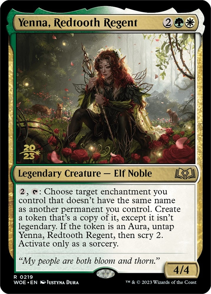 Image for Yenna, Redtooth Regent (219) (Prerelease Cards) - Magic: The Gathering