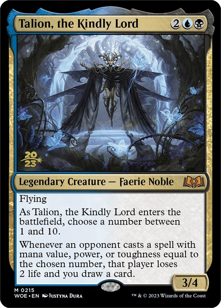 Image for Talion, the Kindly Lord (215) (Prerelease Cards) - Magic: The Gathering